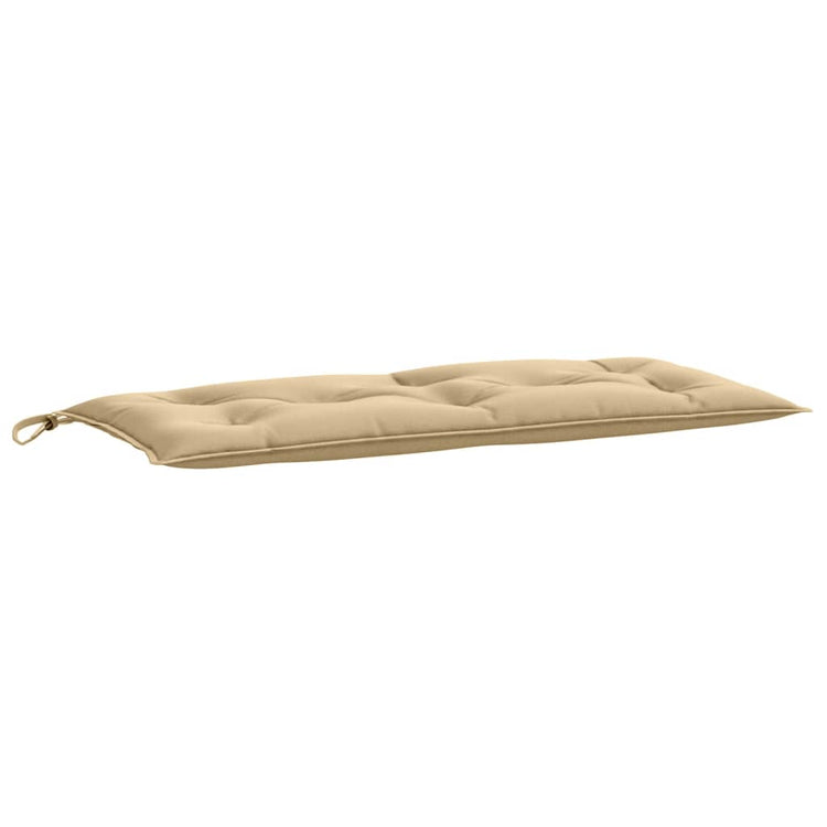 Cuscini Panca Giardino 2pz Beige Mélange 100x50x7cm Tessuto 4002589