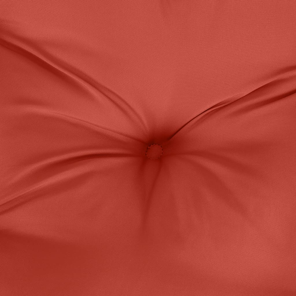 Cuscini Panca Giardino 2pz Rosso Mélange 120x50x7 cm Tessuto 4002603