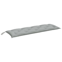 Cuscini Panca Giardino 2pz Grigio Chiaro Mélange 150x50x7 cm 4002608