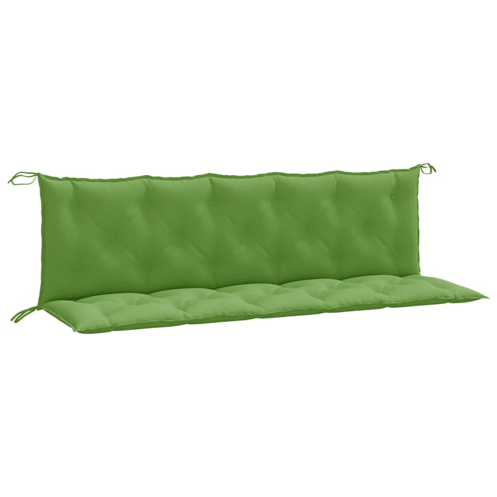 Cuscini Panca Giardino 2pz Verde Mélange 180x50x7 cm Tessuto 4002624