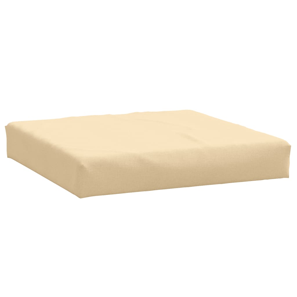 Cuscini per Pallet 2 pz Beige Mélange in Tessuto 4002644