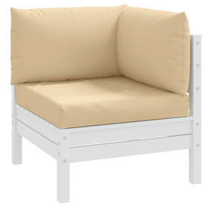 Cuscini per Pallet 3 pz Beige Mélange in Tessuto 4002655