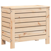 Poggiapiedi da Giardino 62x31,5x52 cm Legno Massello di Pinocod mxl 115393