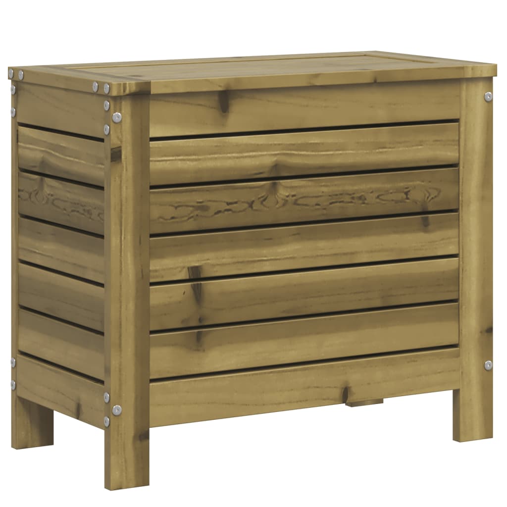 Poggiapiedi da Giardino 62x31,5x52 cm Legno Impregnato di Pino 844892