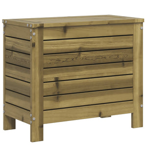 Poggiapiedi da Giardino 62x31,5x52 cm Legno Impregnato di Pino 844892