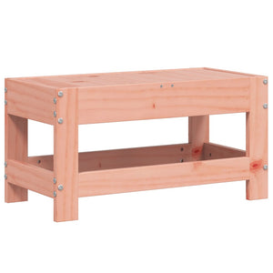 Poggiapiedi da Giardino 62x30x32cm in Legno Massello di Douglas 844896