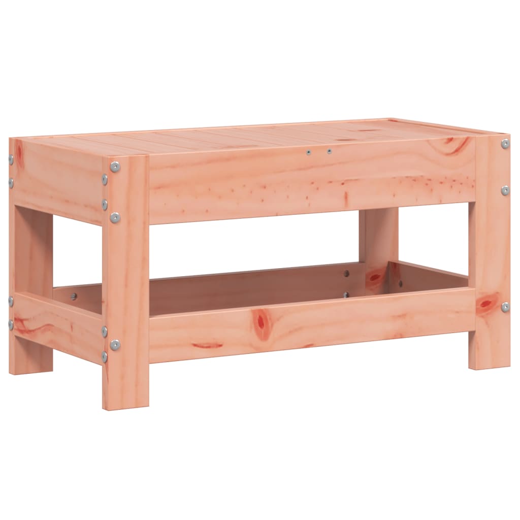 Poggiapiedi da Giardino 62x30x32cm in Legno Massello di Douglas 844896