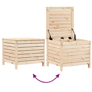 Poggiapiedi da Giardino 62x63,5x53,5 cm Legno Massello di Pino 844903