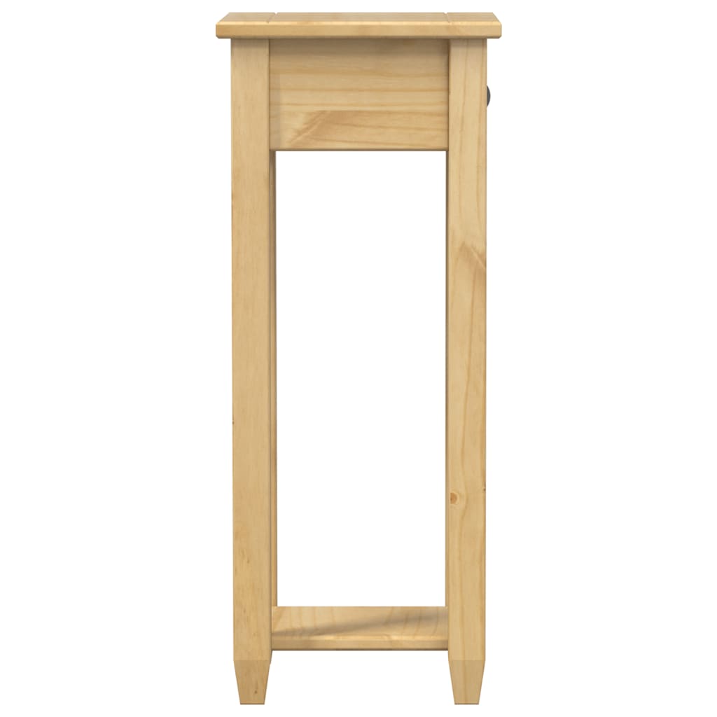 Porta Piante Corona 30x30x73 cm in Legno Massello di Pino 4002775