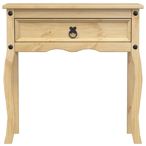 Tavolino Consolle Corona 73x35x73 cm in Legno Massello di Pino 4002776