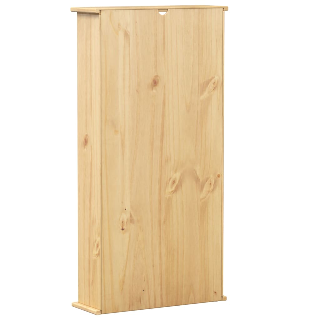 Mobile Porta CD Corona 52x17,5x103 cm in Legno Massello di Pino 4002781