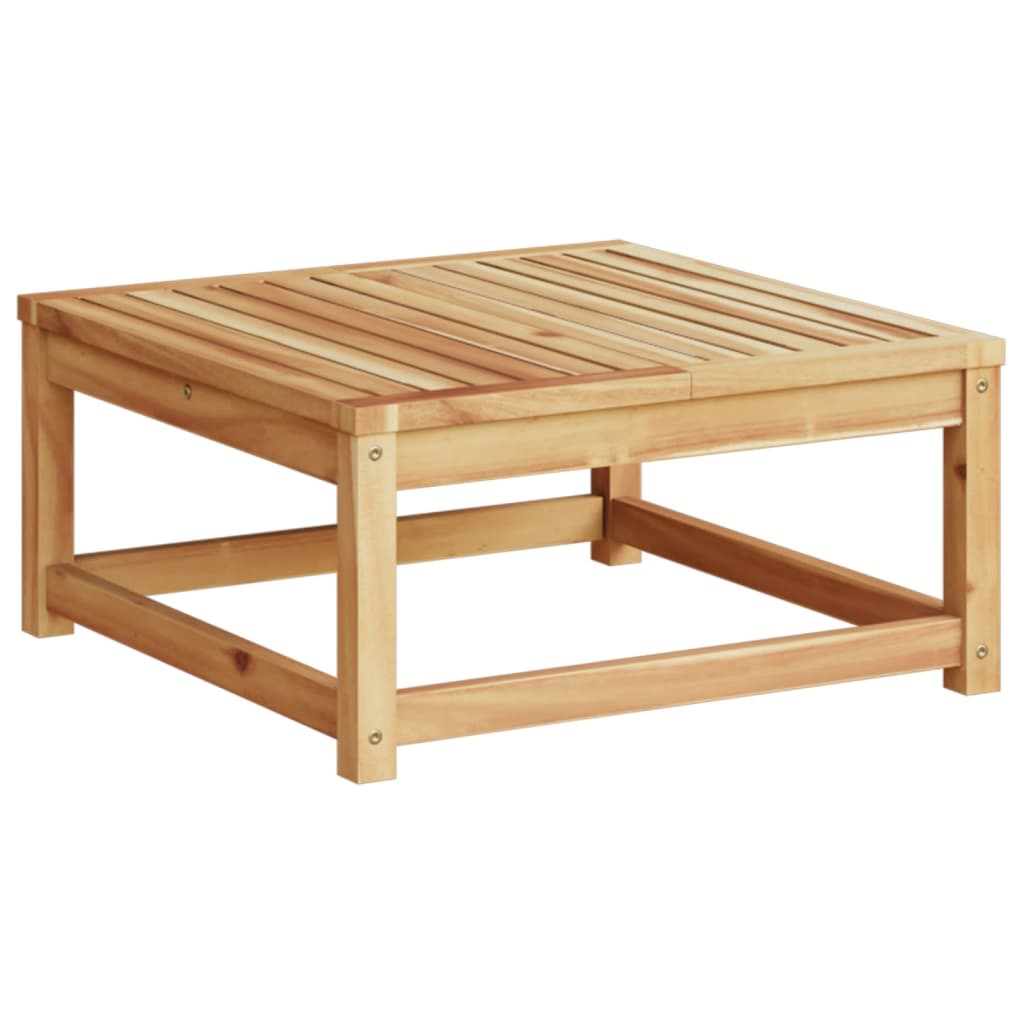 Tavolo da Giardino 63x63x30 cm in Legno Massello di Acacia 366493