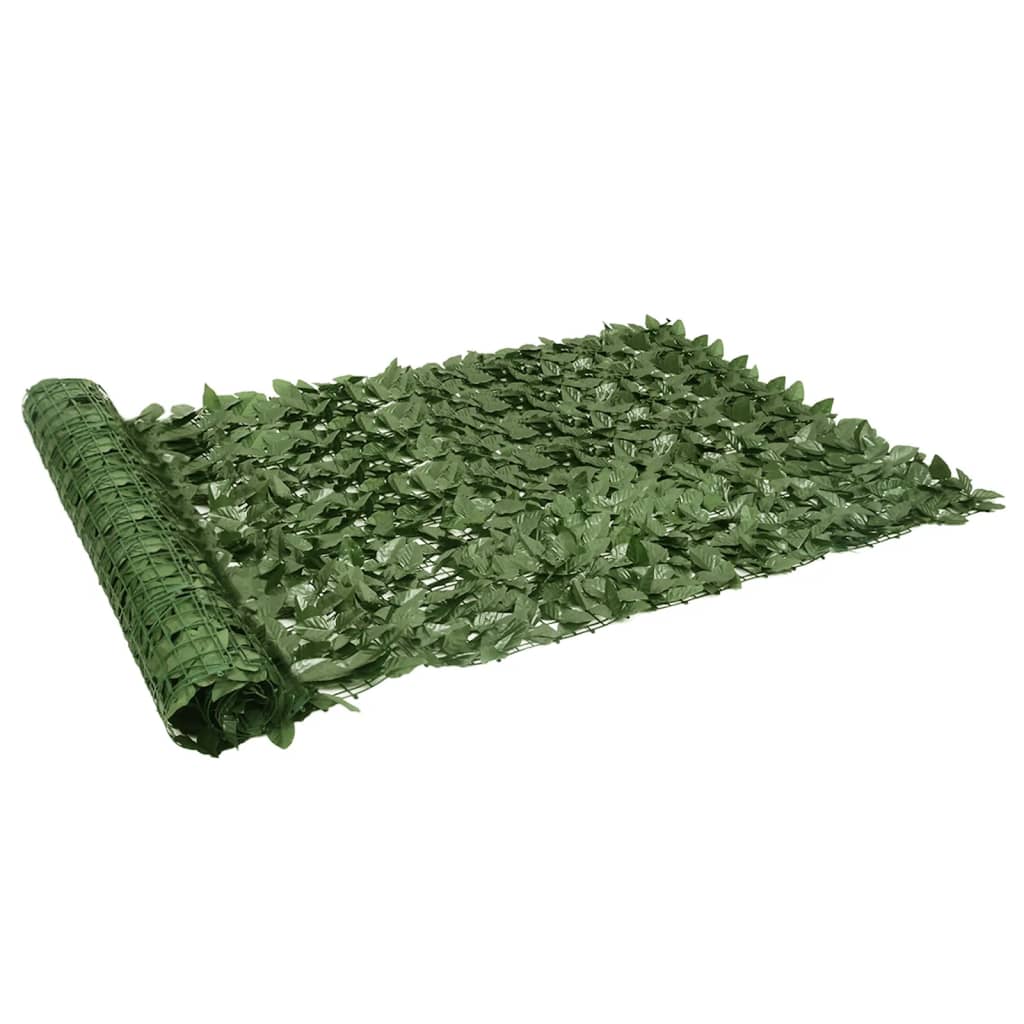 Schermo Privacy da Balcone con Foglie Verde Scuro 300x150 cm 3216424