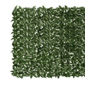 Schermo Privacy da Balcone con Foglie Verde Scuro 300x150 cm 3216424