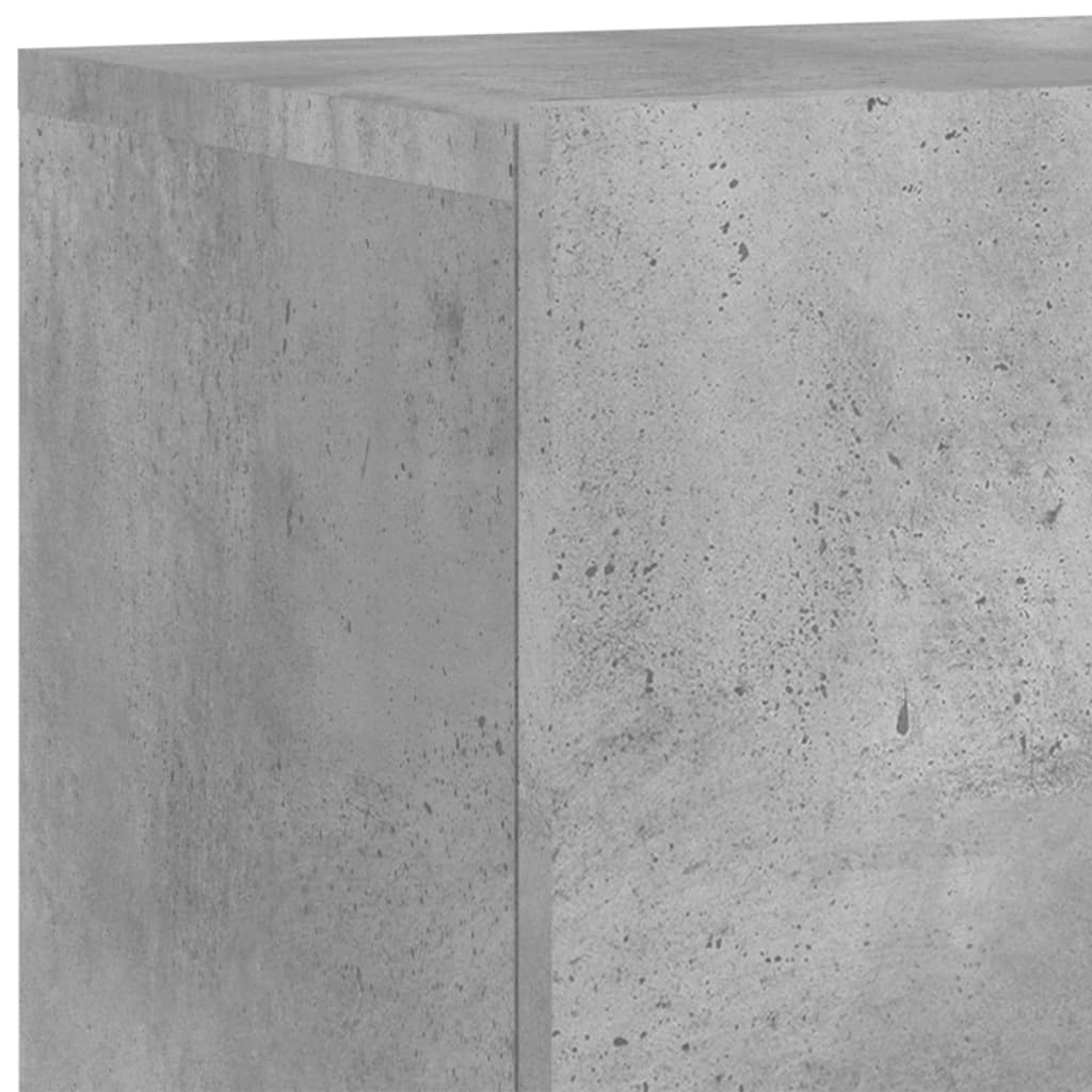 Mobili TV a Muro 6pz Grigio Cemento Legno Multistrato 3216474