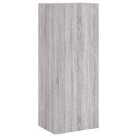 Mobili TV a Muro 4pz Grigio Sonoma in Legno Multistrato 3216505