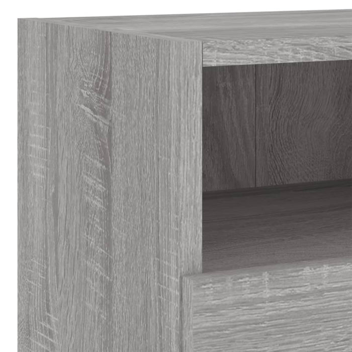 Mobili TV a Muro 4pz Grigio Sonoma in Legno Multistrato 3216505