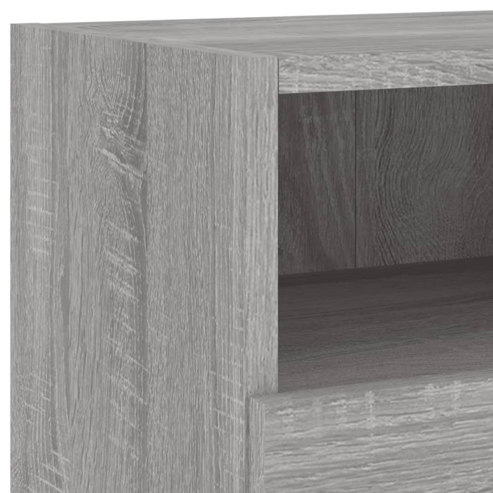 Mobili TV a Muro 5pz Grigio Sonoma in Legno Multistrato 3216544