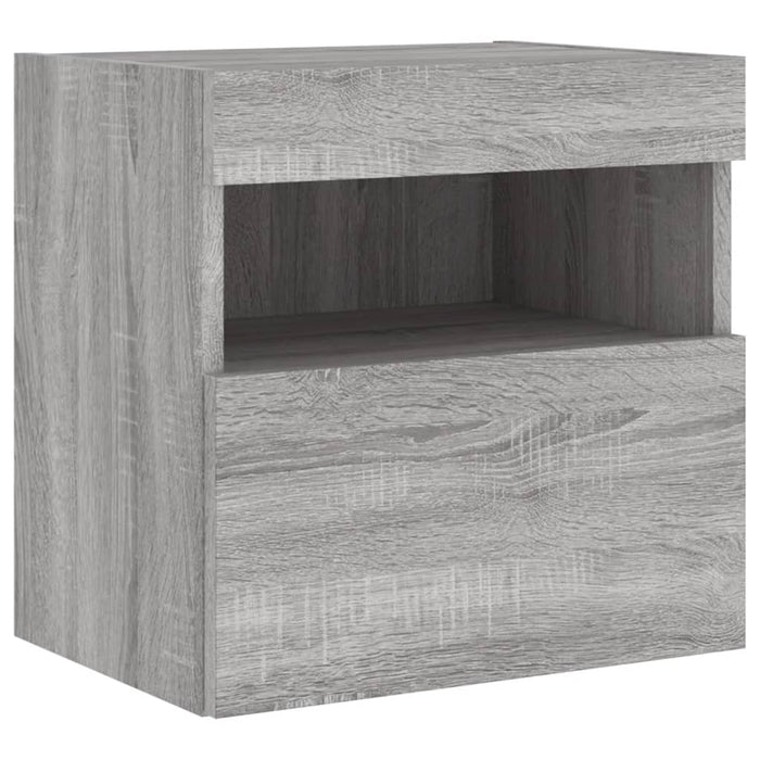 Mobili TV a Muro con LED 6pz Grigio Sonoma Legno Multistrato 3216737