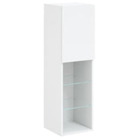 Set Mobili TV a Muro 7 pz con Luci LED Bianco 3216778