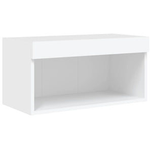 Set Mobili TV a Muro 6 pz con Luci LED Bianco 3216797