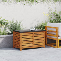 Contenitore da Giardino 90x48x55 cm in Legno Massello di Acacia 367839