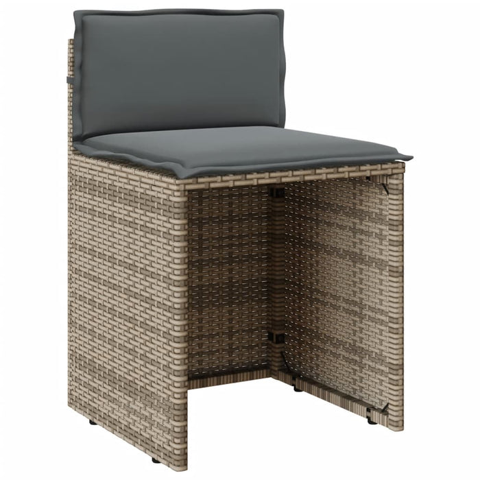 Set da Bistrò 3 pz con Cuscini Beige in Polyrattan 4003872