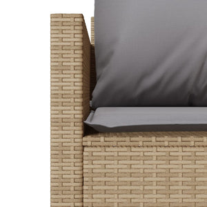 Set da Bistrò 3 pz con Cuscini Beige in Polyrattan 4003899