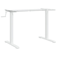 Telaio Scrivania in Piedi Bianco (94-135)x60x(70-114)cm Acciaio 4005340