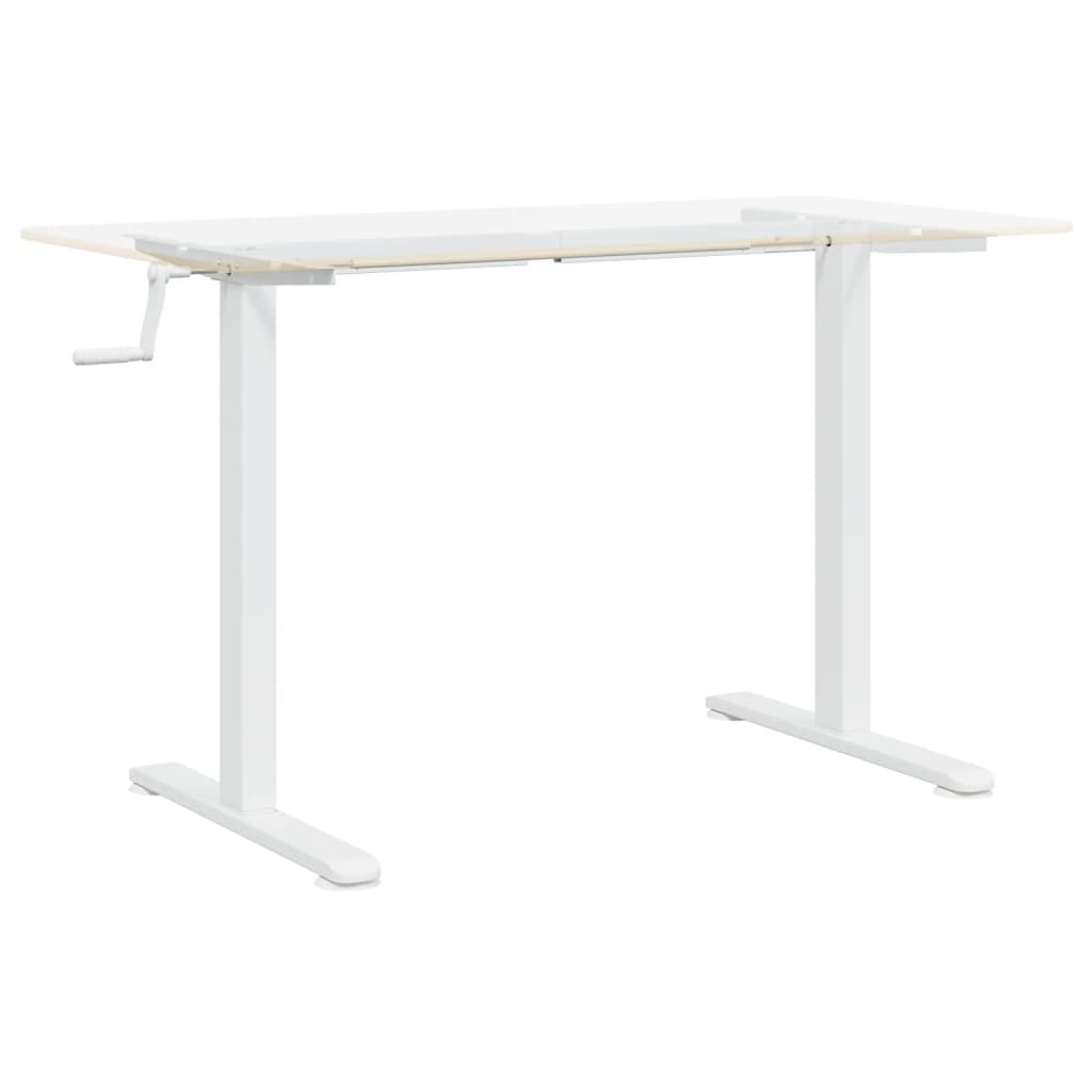 Telaio Scrivania in Piedi Bianco (94-135)x60x(70-114)cm Acciaio 4005340