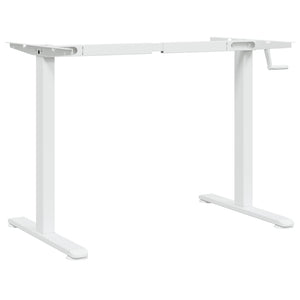 Telaio Scrivania in Piedi Bianco (94-135)x60x(70-114)cm Acciaio 4005340