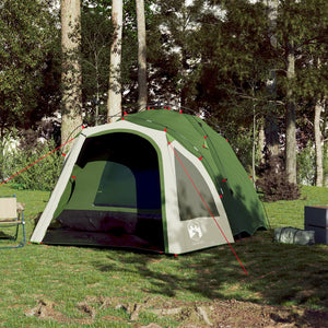 Tenda a Cupola da Campeggio 3 Persone Verde a Rilascio Rapido 4004222