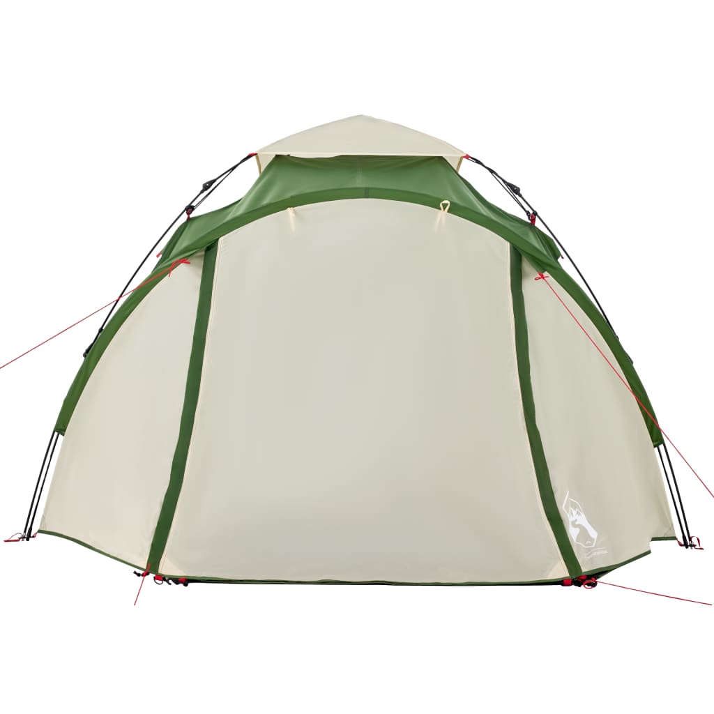 Tenda a Cupola da Campeggio 3 Persone Verde a Rilascio Rapido 4004226