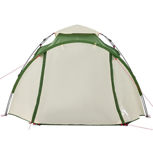 Tenda a Cupola da Campeggio 3 Persone Verde a Rilascio Rapido 4004226