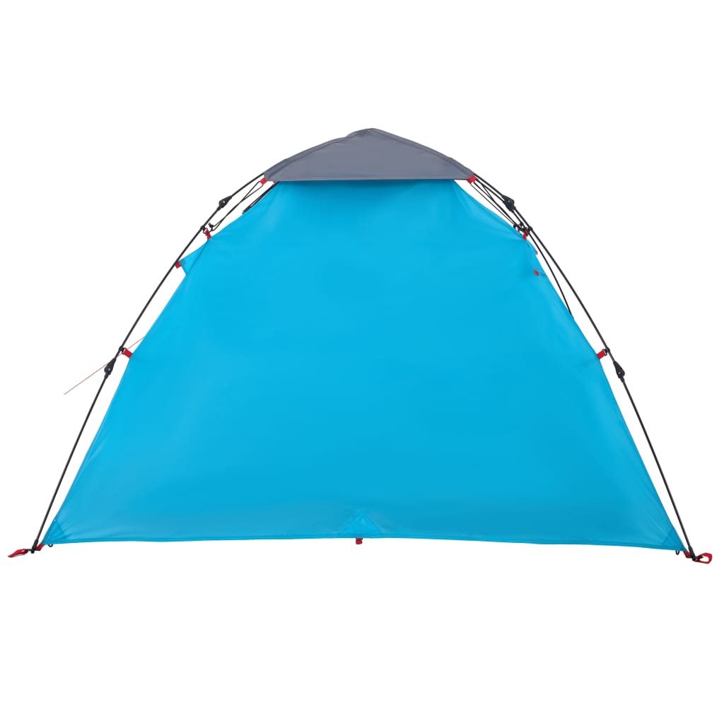 Tenda a Cupola da Campeggio 3 Persone Blu a Rilascio Rapido 4004227