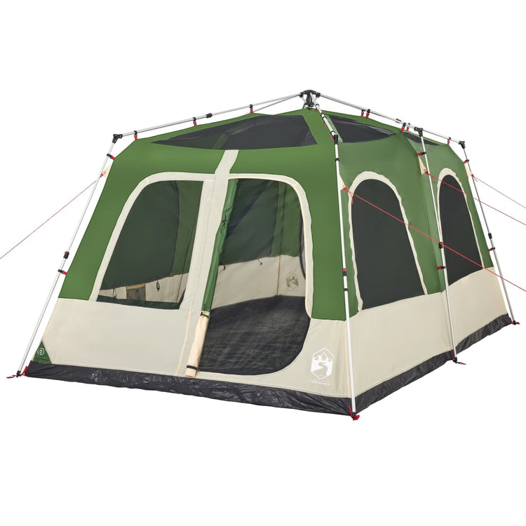 Tenda Familiare a Cupola 8 Persone Verde a Rilascio Rapido 4004236