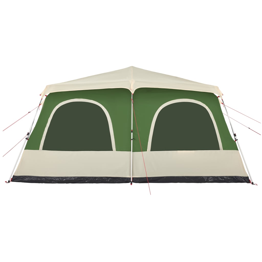 Tenda Familiare a Cupola 8 Persone Verde a Rilascio Rapido 4004236