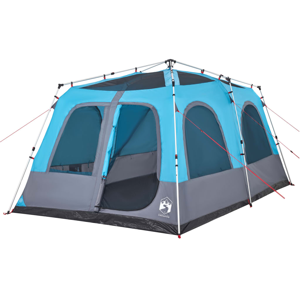 Tenda Familiare a Cupola 8 Persone Blu a Rilascio Rapido 4004237