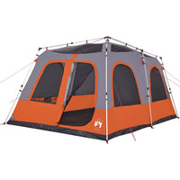 Tenda a Cupola 8 Persone Grigio e Arancione a Rilascio Rapido 4004238