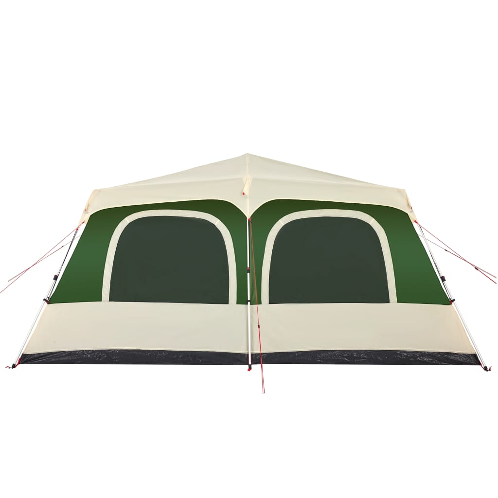 Tenda Familiare a Cupola 10 Persone Verde a Rilascio Rapido 4004239