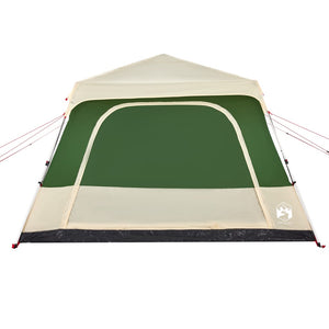 Tenda Familiare a Cupola 10 Persone Verde a Rilascio Rapido 4004239