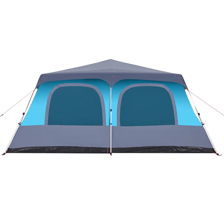 Tenda Familiare a Cupola 10 Persone Blu a Rilascio Rapido 4004240