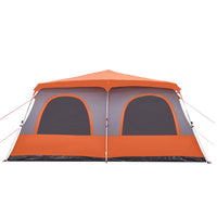 Tenda a Cupola 10 Persone Grigio e Arancione a Rilascio Rapido 4004241