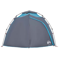 Tenda a Cupola da Campeggio 4 Persone Blu a Rilascio Rapido 4004243