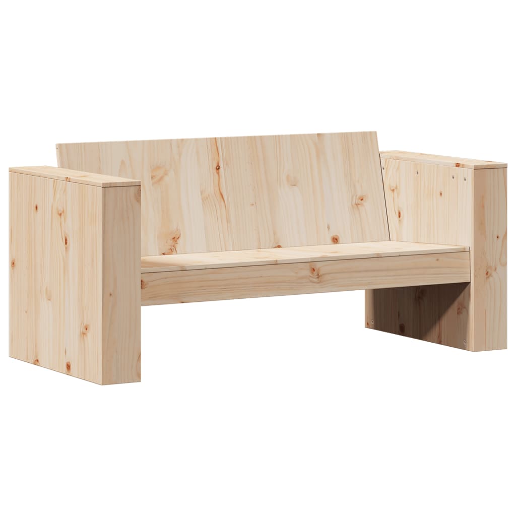 Set Salotto da Giardino 2 pz in Legno Massello di Pino 3216895