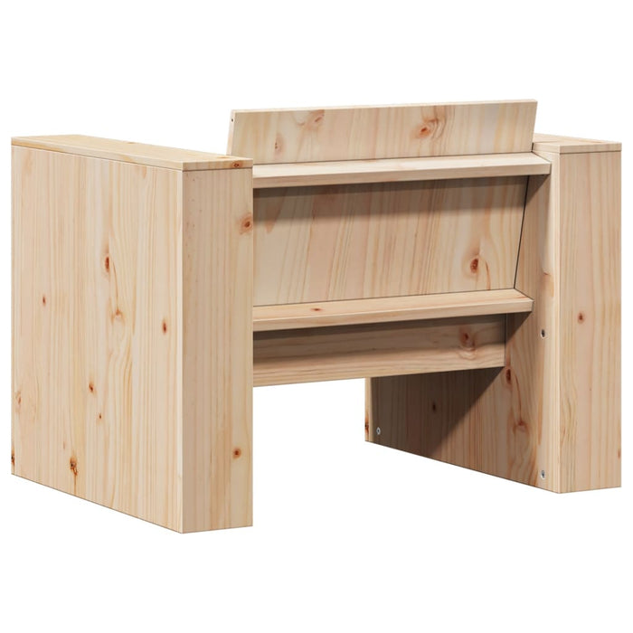 Set Salotto da Giardino 2 pz in Legno Massello di Pino 3216895