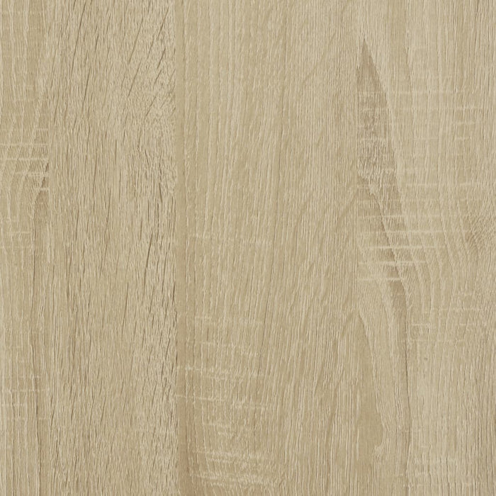 Scrivania Rovere Sonoma 140x50x75cm Metallo e Legno Multistrato 845327