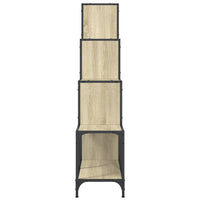 Libreria Rovere Sonoma 122x30x132cm Legno Multistrato e Metallo 845442