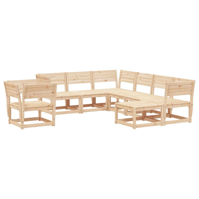 Set Salotto da Giardino 8 pz in Legno Massello di Pinocod mxl 88102