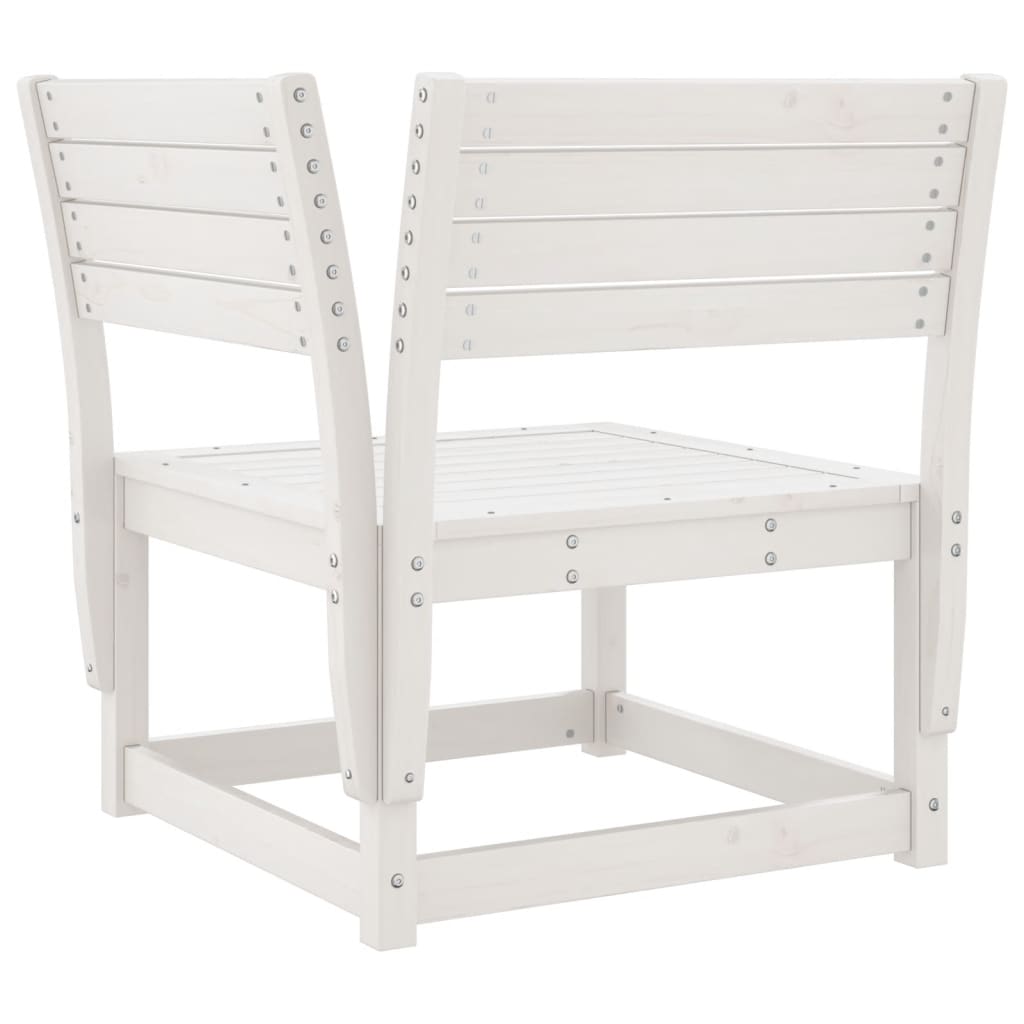 Set Salotto da Giardino 8 pz in Legno Massello di Pino Bianco 3216941